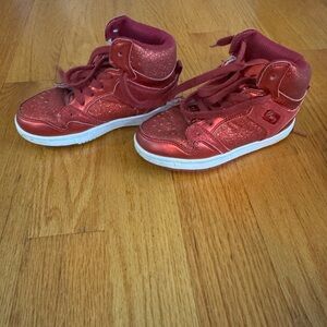 Pastry Kids Glittery Red High-Top Sneakers
